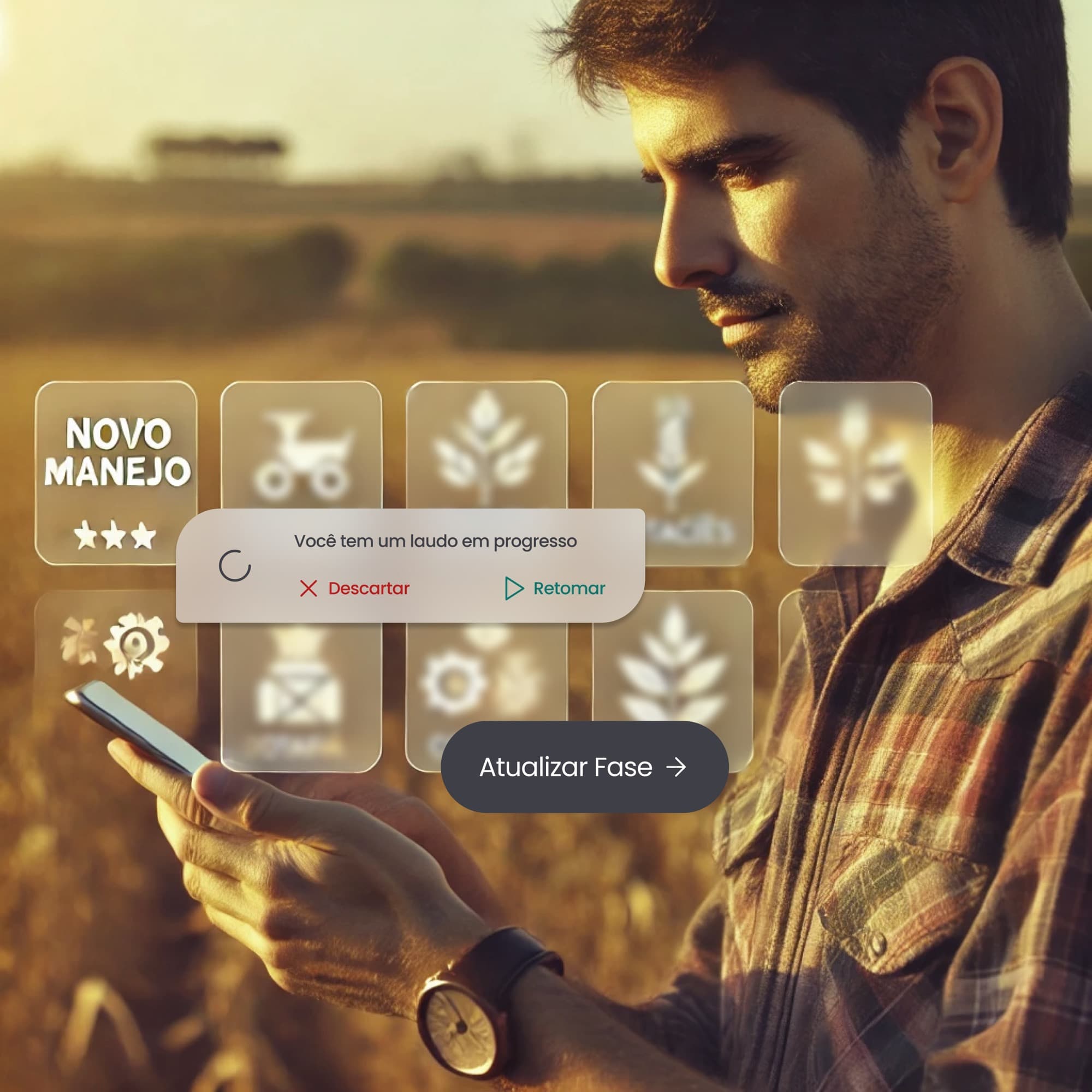 Produto Solus Laudos em uso